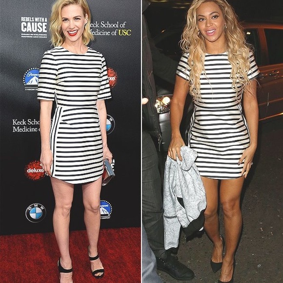 Topshop Striped Mini Dress - Picture 7 of 7